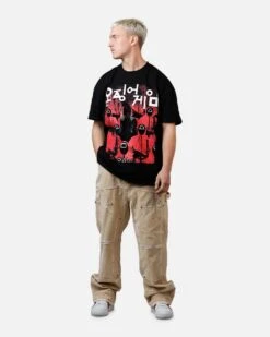 Goat Crew X Squid Game Masked Men Heavyweight T-Shirt Black -Culture Kings 02052951 YB001 mens 0030