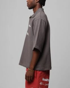 Loiter Ibiza Polo Shirt Charcoal -Culture Kings 02052981 YC300 mens 00050 87008c11 82a8 4018 b84c 365bf2d51b31