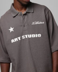 Loiter Ibiza Polo Shirt Charcoal -Culture Kings 02052981 YC300 mens 00060 a0c39230 bcd8 483a ae69 f7bf3df5a4d0