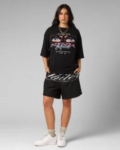 Loiter Ninja Vintage T-Shirt Vintage Black -Culture Kings 02053005 YV009 womens 0040