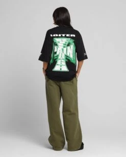 Loiter Liberty Vintage T-Shirt Vintage Black -Culture Kings 02053025 YV013 womens 0040