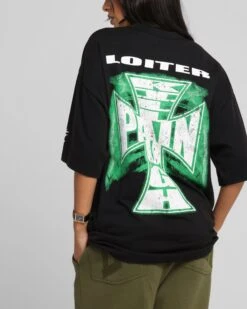 Loiter Liberty Vintage T-Shirt Vintage Black -Culture Kings 02053025 YV013 womens 0080