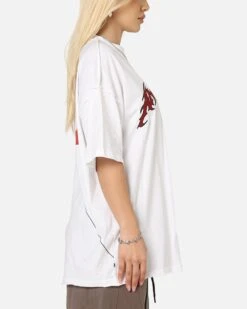 The Anti Order Mosh Non Seam T-Shirt White/Red -Culture Kings 02053180 YW208 womens 0050