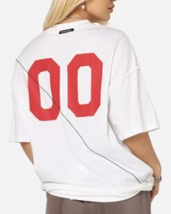 The Anti Order Mosh Non Seam T-Shirt White/Red -Culture Kings 02053180 YW208 womens 0080