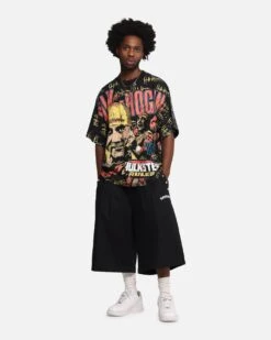 Culture Kings X WWE Hulk Hogan All Over Print T-Shirt Black -Culture Kings 02053214 YB001 mens 0030