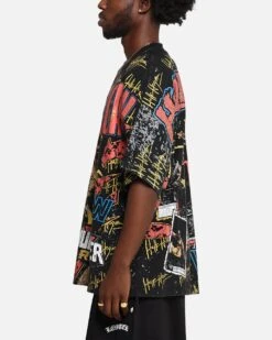 Culture Kings X WWE Hulk Hogan All Over Print T-Shirt Black -Culture Kings 02053214 YB001 mens 0060