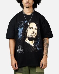 American Thrift X The Lord Of The Rings Aragorn Heavyweight T-Shirt Black