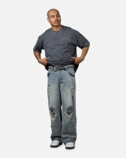 Carre Break T-Shirt Washed Charcoal -Culture Kings 02053269 YC071 mens 0030