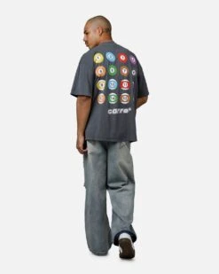 Carre Break T-Shirt Washed Charcoal -Culture Kings 02053269 YC071 mens 0060