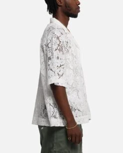 Loiter Lace Button Up Shirt Cream 14 Loiter Lace Button Up Shirt Cream -Culture Kings 02053283 YC600 mens 0050
