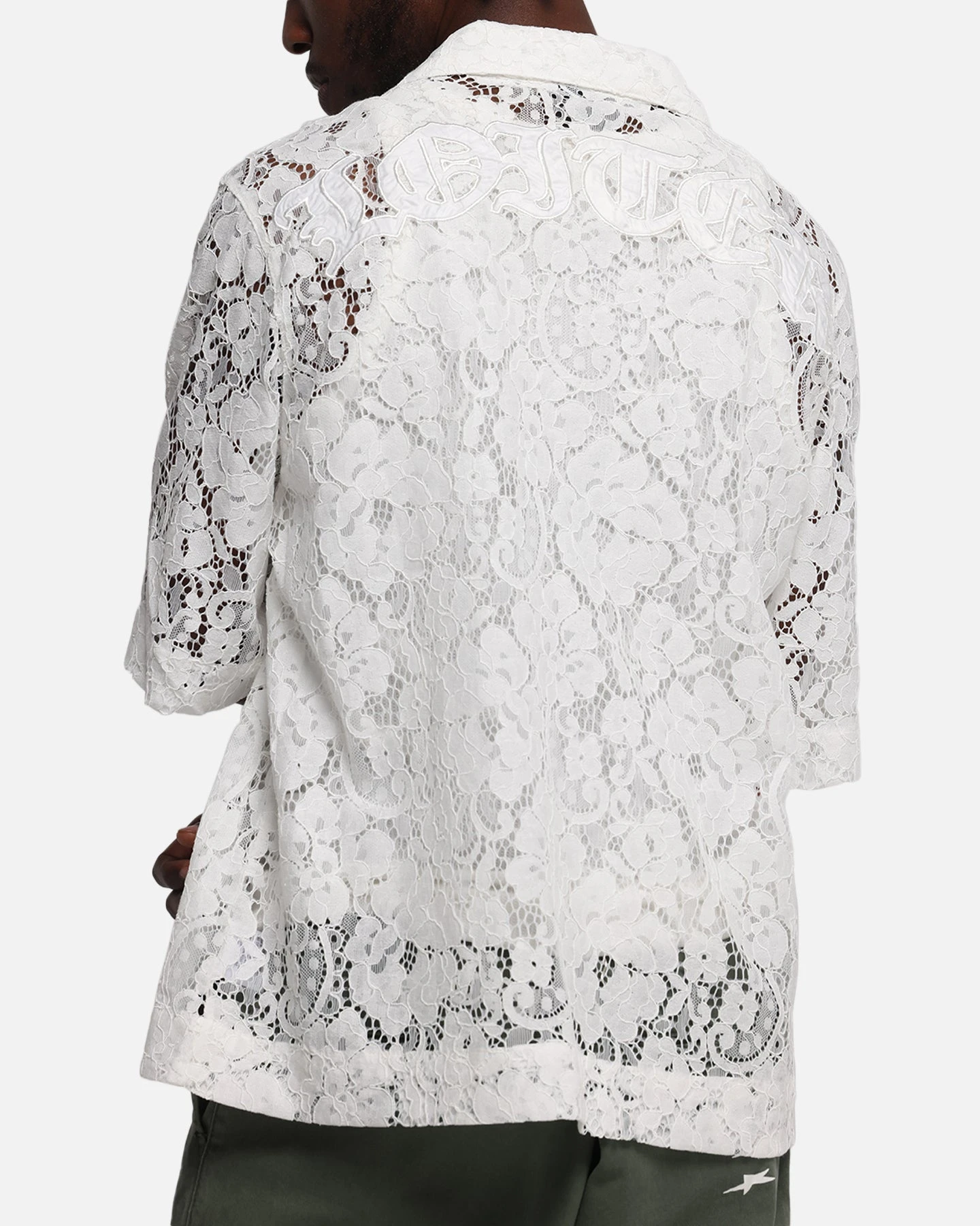 Loiter Lace Button Up Shirt Cream 9 Loiter Lace Button Up Shirt Cream - Image 7