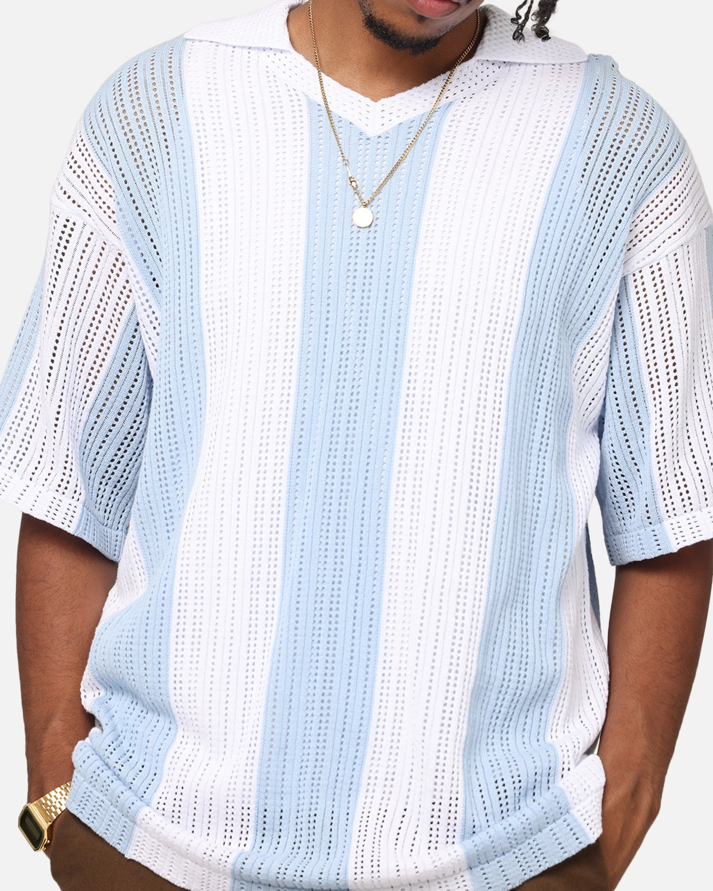 XXIII Knit Jersey Blue/White 8 XXIII Knit Jersey Blue/White - Image 6