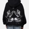 Saint Morta Doves Boxy Hoodie Black 2 Saint Morta Doves Boxy Hoodie Black -Culture Kings 02053352 YB001 womens 00010