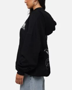 Saint Morta Doves Boxy Hoodie Black -Culture Kings 02053352 YB001 womens 00060