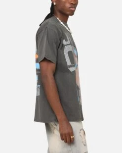 Culture Kings X WWE John Cena Heavyweight T-Shirt Black Wash -Culture Kings 02053456 YB295 mens 00050