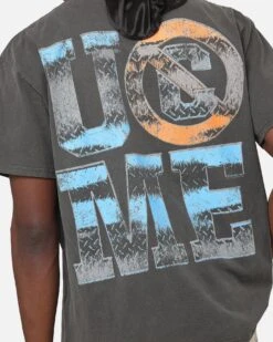 Culture Kings X WWE John Cena Heavyweight T-Shirt Black Wash -Culture Kings 02053456 YB295 mens 00080