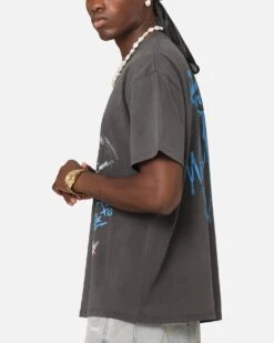 Culture Kings X WWE Liv Morgan Heavyweight T-Shirt Black Wash -Culture Kings 02053457 YB295 mens 00060