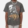 Culture Kings X WWE Randy Orton Heavyweight T-Shirt Black Wash -Culture Kings 02053459 YB295 mens 00010