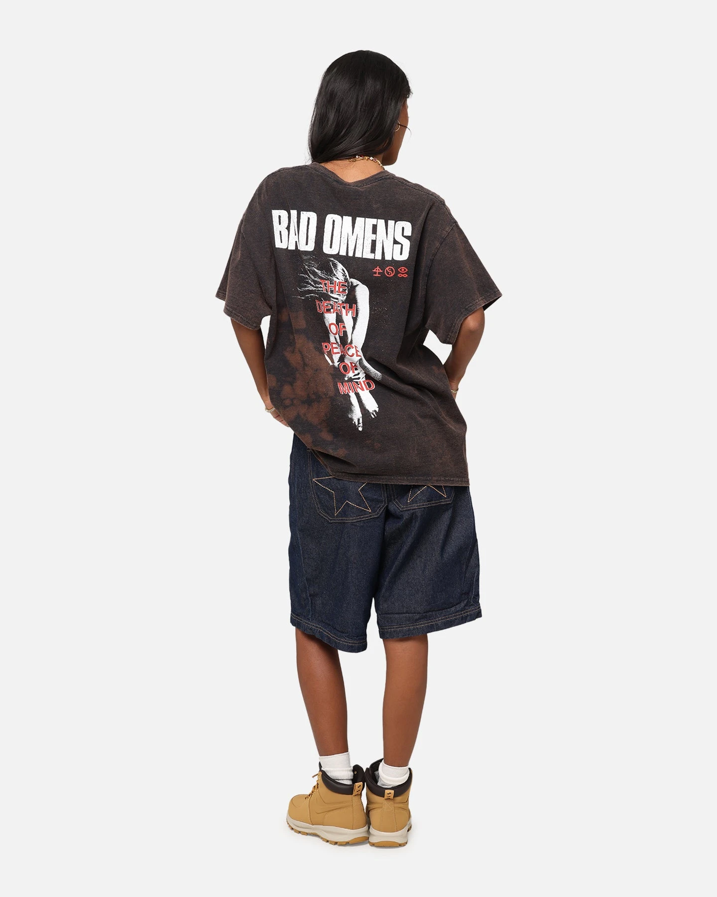 Bad Omens Flame Symbol T-Shirt Black Vintage 6 Bad Omens Flame Symbol T-Shirt Black Vintage - Image 4