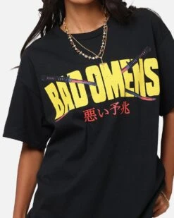 Bad Omens Samurai Girl T-Shirt Black -Culture Kings 02053470 YB001 womens 00070