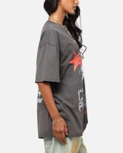 Culture Kings X WWE CM Punk Heavy T-Shirt Black Wash -Culture Kings 02053476 YB295 womens 00050