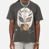 Culture Kings X WWE Rey Mysterio Big Head Heavy T-Shirt Black Wash -Culture Kings 02053480 YB295 mens 00010 0cd7afc3 a393 42e9 a64e 9a515d8cdb3b