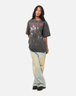 Culture Kings X WWE The Bloodline Heavy T-Shirt Black Wash -Culture Kings 02053481 YB295 womens 00030