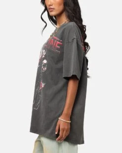 Culture Kings X WWE The Bloodline Heavy T-Shirt Black Wash -Culture Kings 02053481 YB295 womens 00060