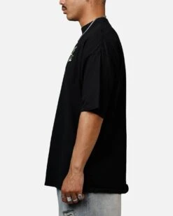 Carre Camo Script T-Shirt Black -Culture Kings 02053528 YB001 mens 0050