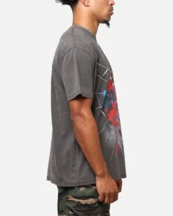 Goat Crew Marvel’s Spider-Man Peter Parker & MJ Heavyweight T-Shirt Black Wash -Culture Kings 02053614 YB295 mens 00040