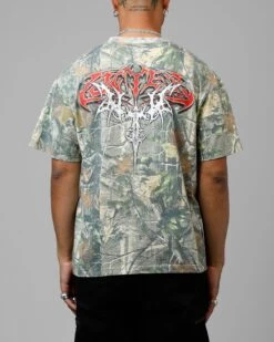 Loiter Tribal Skull Camo T-Shirt Real Tree Camo -Culture Kings 02053709 YR245 mens 0020