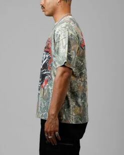Loiter Tribal Skull Camo T-Shirt Real Tree Camo -Culture Kings 02053709 YR245 mens 0050
