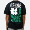 Carre Eternal Garden Heavyweight T-Shirt Black Acidwash -Culture Kings 02053727 YB017 mens 0010