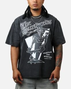 The Hundreds Skull Mountain T-Shirt Washed Black