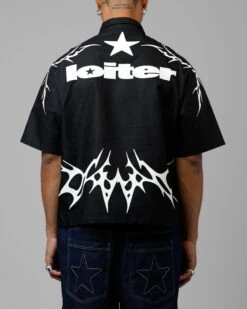 Loiter Cyber Zip V2 T-Shirt Black 9 Loiter Cyber Zip V2 T-Shirt Black -Culture Kings 02053779 YB001 mens 0020