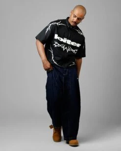 Loiter Cyber Zip V2 T-Shirt Black 10 Loiter Cyber Zip V2 T-Shirt Black -Culture Kings 02053779 YB001 mens 0030