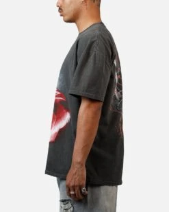 American Thrift Marvel Daredevil Face Heavyweight T-Shirt Black Wash -Culture Kings 02053980 YB295 mens 0050