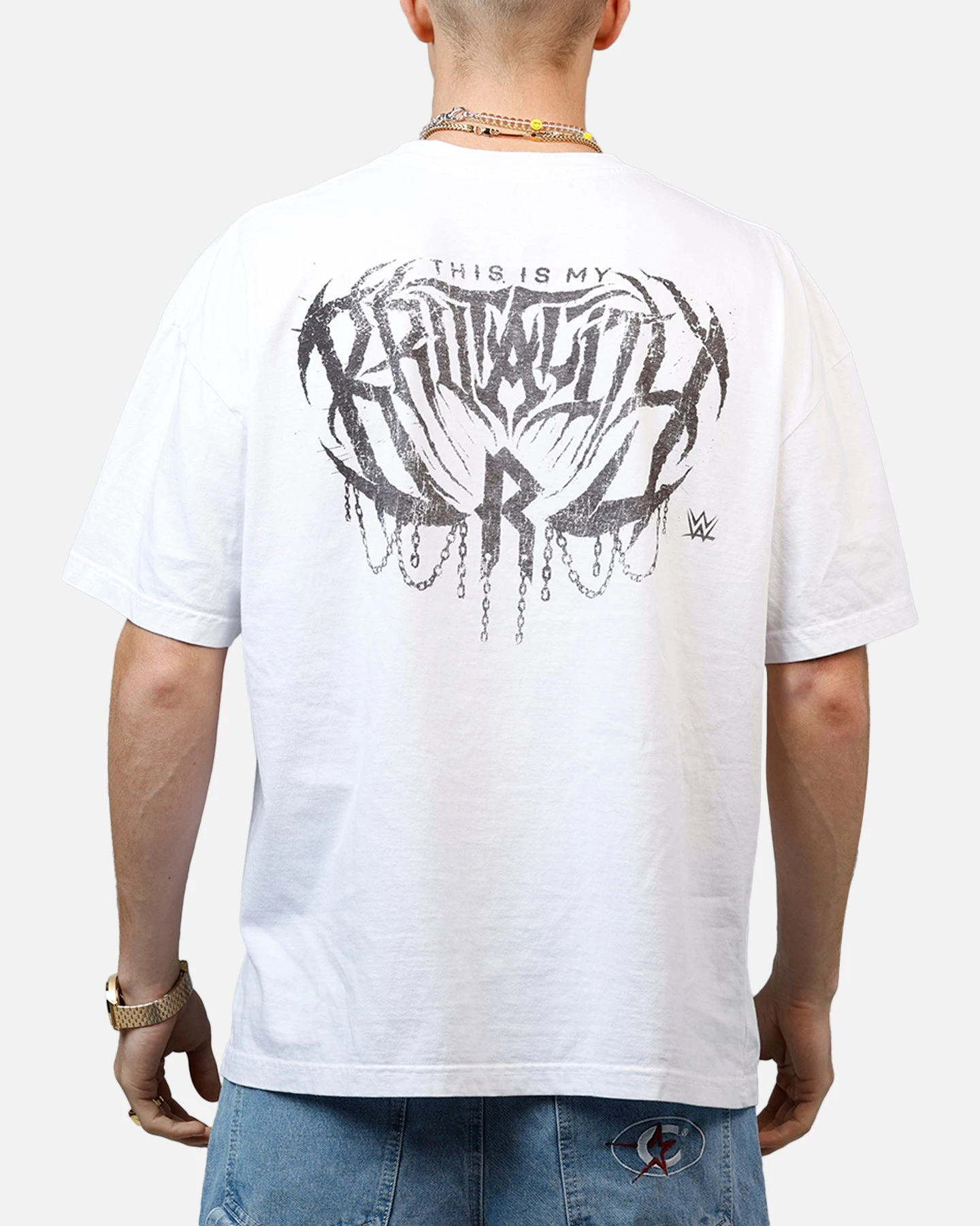 Culture Kings X WWE Rhea Ripley Wrestlemania XLI Vintage T-Shirt White 4 Culture Kings X WWE Rhea Ripley Wrestlemania XLI Vintage T-Shirt White - Image 2