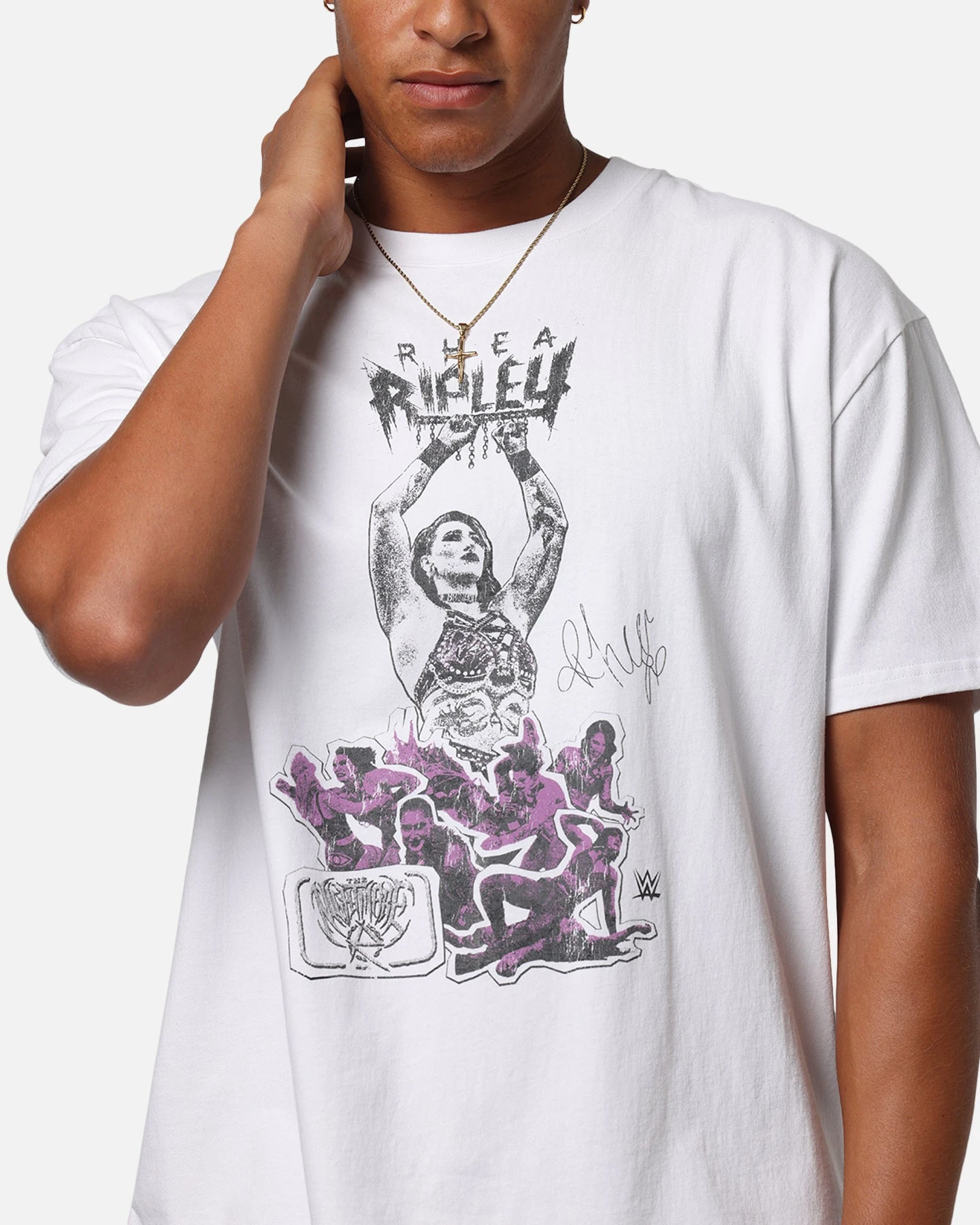 Culture Kings X WWE Rhea Ripley Wrestlemania XLI Heavy T-Shirt White 9 Culture Kings X WWE Rhea Ripley Wrestlemania XLI Heavy T-Shirt White - Image 7