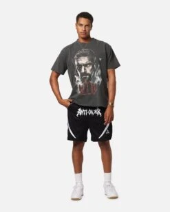 Culture Kings X WWE Triple H Wrestlemania XLI Heavy T-Shirt Black Wash -Culture Kings 02054019 YB295 mens 000030