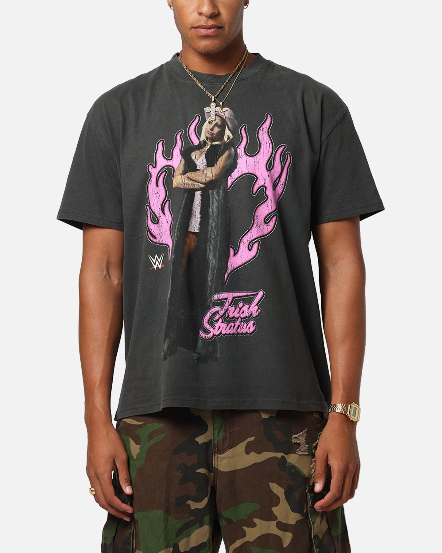 Culture Kings X WWE Trish Stratus Wrestlemania XLI Heavy T-Shirt Black Wash 3 Culture Kings X WWE Trish Stratus Wrestlemania XLI Heavy T-Shirt Black Wash