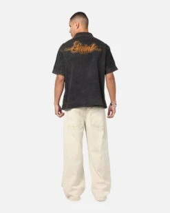Saint Morta Rodeo Drive Button Up Shirt Black -Culture Kings 02054129 YB001 mens 0030