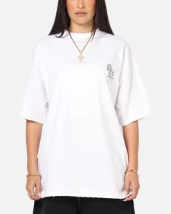 Saint Morta Fray Boxy T-Shirt White