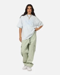 Carre Con Star Oversized T-Shirt Baby Blue -Culture Kings 02054148 YB393 womens 0030