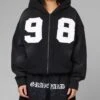 Loiter Cosmos Hoodie Washed Black -Culture Kings 02054165 YW607 womens 0010