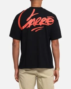 Carre Graffiti Oversized Ringer T-Shirt Black/Red