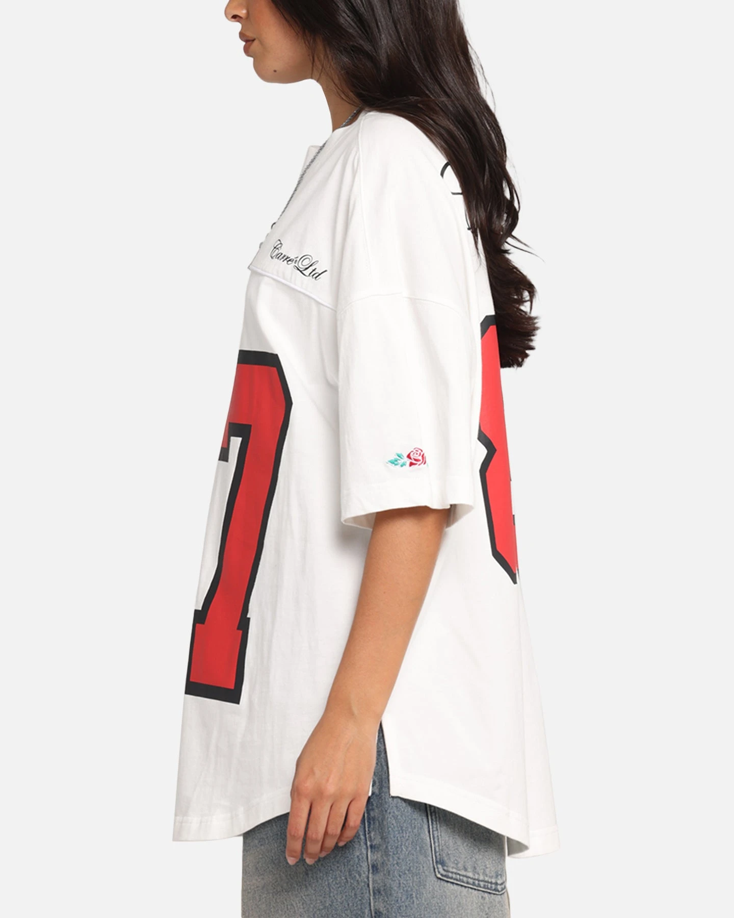 Carre Hitta Grid Iron T-Shirt Off White/Red 8 Carre Hitta Grid Iron T-Shirt Off White/Red - Image 6