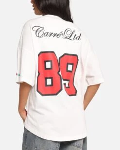 Carre Hitta Grid Iron T-Shirt Off White/Red 17 Carre Hitta Grid Iron T-Shirt Off White/Red -Culture Kings 02054174 YO242 womens 0080