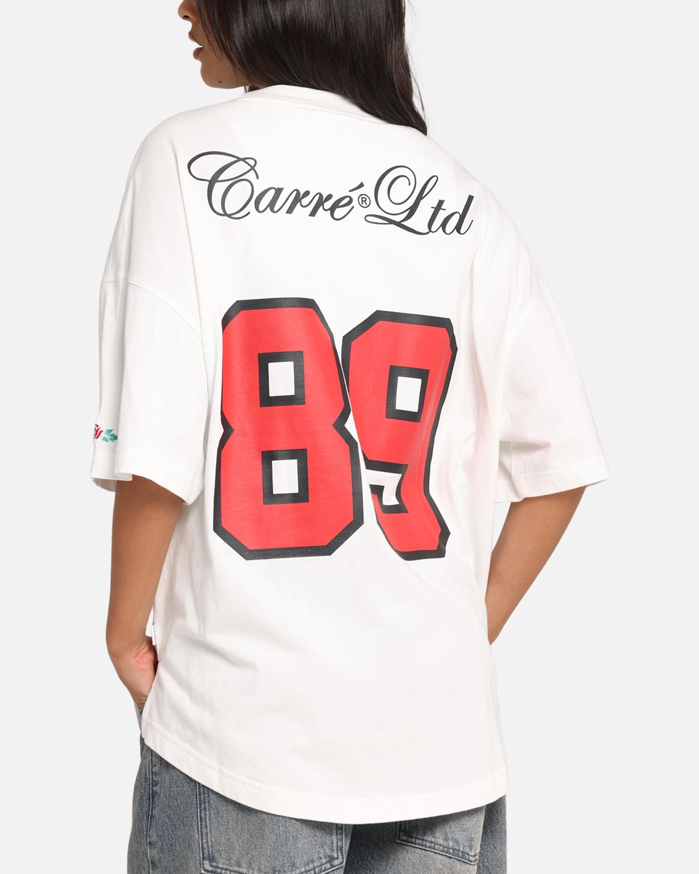 Carre Hitta Grid Iron T-Shirt Off White/Red 10 Carre Hitta Grid Iron T-Shirt Off White/Red - Image 8