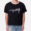 MNML Distressed Wide Neck T-Shirt Washed Black -Culture Kings 02054207 YW607 mens 0010